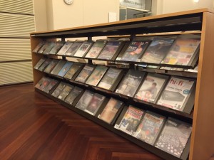 Libraries have always housed print media, from archival documents to marketing posters. Here, there are collections of magazines, old and new