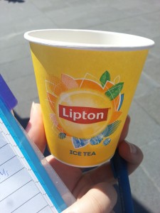 My free Lipton iced tea