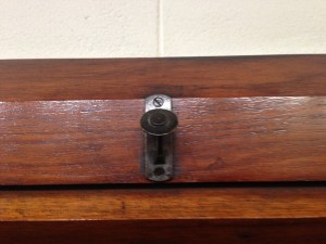Why are there hooks in a court room? 