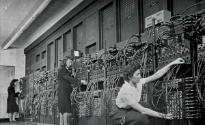 Computer operators with an Eniac — the world’s first programmable general-purpose computer.Credit...Corbis/Getty Images