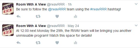 Social Media for 2nd RWAV Show - 26th of May