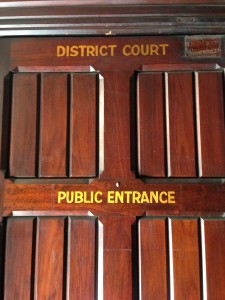 Originally there were three main court routes to separate the public, magistrates and the accused