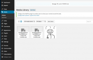 Media Library-Screenshot